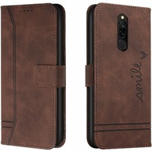 Manyi Mall Telefon Kılıfı Için Xiaomi Redmi 8/8A Kart Yuvaları Kapak Flip Folio Cüzdan Pu (Yurt Dışından)