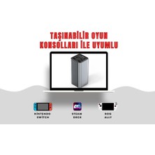 Cosmostech 20000 mAh Powerbank Laptop, Macbook , Steam Deck, Rog Ally Uyumlu Taşınabilir Hızlı Şarj Cihazı - PD 65W -100W Hızlı Şarj