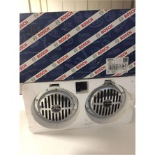 Bosch Yüksek Ses Süperton Büyük Kafa Nikelaj Korna 12V 325/400 Hz