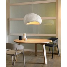 Buiva Modern Avize Beton Avize Iskandinav Tasarım 300MM Çap