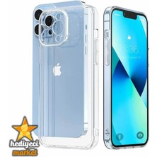 E-Tech iPhone 11 Pro Kamera Korumalı Şeffaf Silikon Kılıf