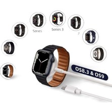 Cosmostech Apple Watch Uyumlu, Akıllı Saat Manyetik Şarj Kablosu, GV09