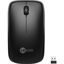 Lecoo WS208 Kablosuz 1200DPI 3 Tuşlu Optik Mouse Siyah