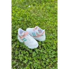 İmershoes Günlük  Çocuk Sneaker Bağcıklı ve Cırtlı Hafif Kaymaz Taban Rahat Spor Ayakkabı 100