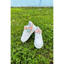 İmershoes Günlük  Çocuk Sneaker Bağcıklı ve Cırtlı Hafif Kaymaz Taban Rahat Spor Ayakkabı 100