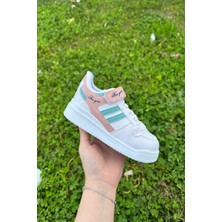 İmershoes Günlük  Çocuk Sneaker Bağcıklı ve Cırtlı Hafif Kaymaz Taban Rahat Spor Ayakkabı 100