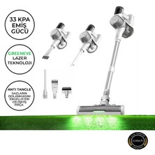 Icotech F30 Max 33KPA Greeneye Lazer Teknoloji Şarjlı Dikey Süpürge