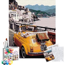 Tabdiko Sayılarla Boyama Seti 40 x 50 cm Tuval Şasesine Gerili Vosvos