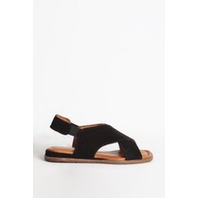 Dericlub Zy 7616 Hakiki Deri Kadın Sandalet