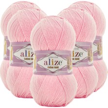 Alize Cotton Gold 5'li 518 Bebe Pembe El Örgü Ipliği