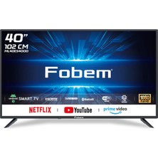 Fobem ML40ES4000F 40" 101 Ekran Uydu Alıcılı Full HD Smart LED TV