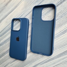 Pirok Store iPhone 15 Pro Max (6.7) Uyumlu Lansman Içi Kadife Silikon Kılıf