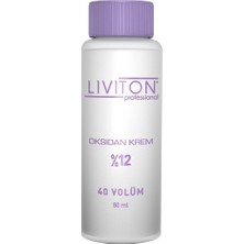 Liviton Professional Ev Tipi Liviton Professional  Universal Saç Boyası Aktive %12 Oksidan Krem, Koruyucu Etkili 40 Volume 3 Adet 60 ml