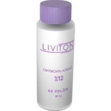 Liviton Professional Ev Tipi Liviton Professional  Universal Saç Boyası Aktive %12 Oksidan Krem, Koruyucu Etkili 40 Volume 3 Adet 60 ml