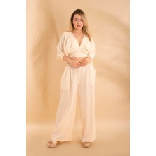 Bonitas Müslin Crop Beyaz BNTS-23036