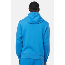 Nike Sportswear Erkek Mavi Kapüşonlu Sweatshirt- Geniş Kesim