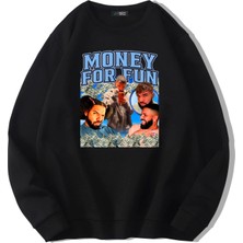BRZ Collection Unisex Oversize Money For Fun Sweatshirt