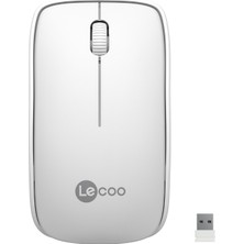 Lenovo Lecoo WS208 Kablosuz 1200DPI 3 Tuşlu Optik Mouse Beyaz