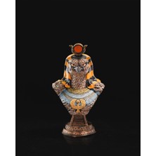 Turansoy Craft Antik Mısır Güneş Tanrısı - Ra Büst 20 cm (Dev Boy)
