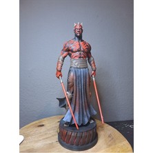 Turansoy Craft Darth Maul Son Düello Star Wars Boyalı Figür 30 cm (Büyük Boy)