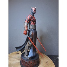 Turansoy Craft Darth Maul Son Düello Star Wars Boyalı Figür 30 cm (Büyük Boy)