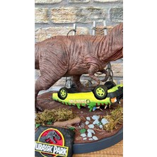 Turansoy Craft Jurassic Park Dinozor Figür Jurassic World T-Rex Obje 25CM Büyük Boy