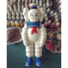 Turansoy Craft Kaws Stay Puft Marshmallow Man Figür Kaws Ghostbusters Figür Büyük Boy 20CM