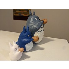 Turansoy Craft Totoro Ailesi Boyalı Figürü 3'lü Set