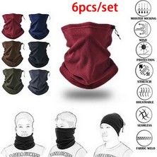 Chaoduo Shop Donanma Tarzı Tek Boyut Men Women Winter Bandana Hiking Face Cover Snowboard Ski Neck Warmer Gaiter Cycling Bicycle Tube Scarf Sports Thermal Half Mask (Yurt Dışından)