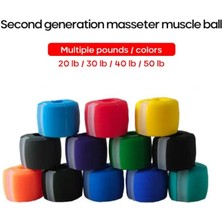 Chaoduo Shop 12 50 Pound Tarzı Yüz Toner Çene Kas Egzersiz Topları Mandibular Trainer Gıda Sınıfı Silika Jel Boyun Fitness Topu Yüz Toneri Pound (Yurt Dışından)