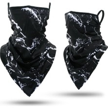 Chaoduo Shop No.25 Tarzı Men Summer Skull Bandana Hanging Ear Triangle Face Mask Cycling Hunting Hike Fishing Ski Sports Outdoor Neck Warmer Scarf Women (Yurt Dışından)