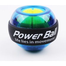 Chaoduo Shop Mavi Tek LED Tarzı Yedi Renk LED Güç Topu Bilek Topu Eğitmeni Relax Jiroskop Powerball Gyro Kol Egzersiz Aleti Güçlendirici Fitness Ekipmanları (Yurt Dışından)