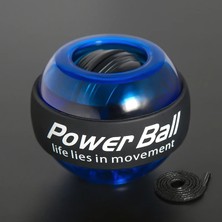 Chaoduo Shop Mavi Tek LED Tarzı Yedi Renk LED Güç Topu Bilek Topu Eğitmeni Relax Jiroskop Powerball Gyro Kol Egzersiz Aleti Güçlendirici Fitness Ekipmanları (Yurt Dışından)