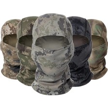 Chaoduo Shop Siyah Stil Taktik Kamuflaj Balaclava Tam Yüz Maskesi Cs Wargame Ordu Avcılık Bisiklet Sporları Kask Astar Kap Askeri Multicam Arf (Yurt Dışından)