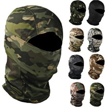 Chaoduo Shop Siyah Stil Taktik Kamuflaj Balaclava Tam Yüz Maskesi Cs Wargame Ordu Avcılık Bisiklet Sporları Kask Astar Kap Askeri Multicam Arf (Yurt Dışından)