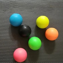 Chaoduo Shop Siyah Stil Tpe Lakros Topu Fitness Rahatlatmak Spor Salonu Tetik Noktası Masaj Topu Eğitimi Fasya Hokey Topu Masaj Topu (Yurt Dışından)
