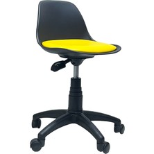 Lenatech Junior Tabure (Siyah Gövde) Deri