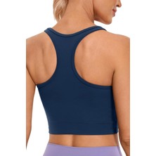 Ghassy Co. Kadın Racerback Running Yoga Egzersiz Fitness Spor Sütyen CRS004