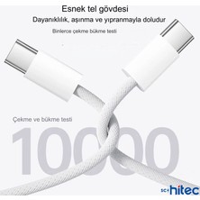 Schitec PD35W Şarj Aleti 6A 66W Type-C To Type-C Kablolu Set Beyaz