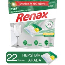 Renax Bulaşık Makinesi Kapsülü Hepsi Bir Arada 22 Li