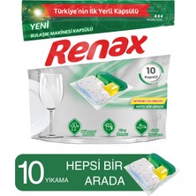 Renax Bulaşık Makinesi Kapsülü Hepsi Bir Arada 10 Lu