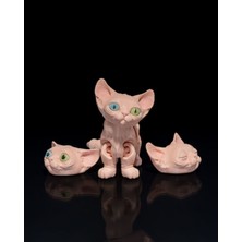 Turansoy Craft Sphynx Hareketli Kedi Figürü