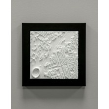 Turansoy Craft Sydney Üç Boyutlu Şehir Silüeti Dekoratif Minimalist Duvar Tablosu Sydney Tablo 15CM