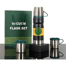 Sunup Shopzum SN-22234 Paslanmaz Çelik 680 ml Vakumlu Termos Seti