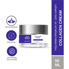 ASİMEYZ Yaşlanma Karşıtı Kolajen Krem, Anti-Aging, Kırışık Karşıtı, Sıkılaştırıcı, Onarıcı,collagen 50ML