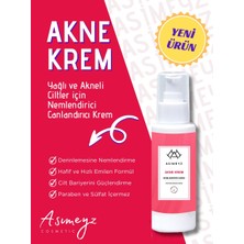 ASİMEYZ Sivilce Önleyici ve Sivilce Karşıtı Akne Siyah Nokta Giderici Nemlendirici Krem Anti-Acne 150 ml