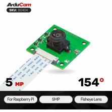 Arducam Raspberry Pi Için Arducam 5mp OV5647 Balıkgözü Kamera M8 Montaj Lensi