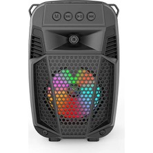 Concord ZQS1430 Rgb Ledli 4 Inç Bluetooth Hoparlör