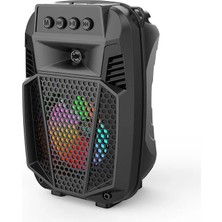 Concord ZQS1430 Rgb Ledli 4 Inç Bluetooth Hoparlör