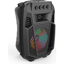 Concord ZQS1430 Rgb Ledli 4 Inç Bluetooth Hoparlör